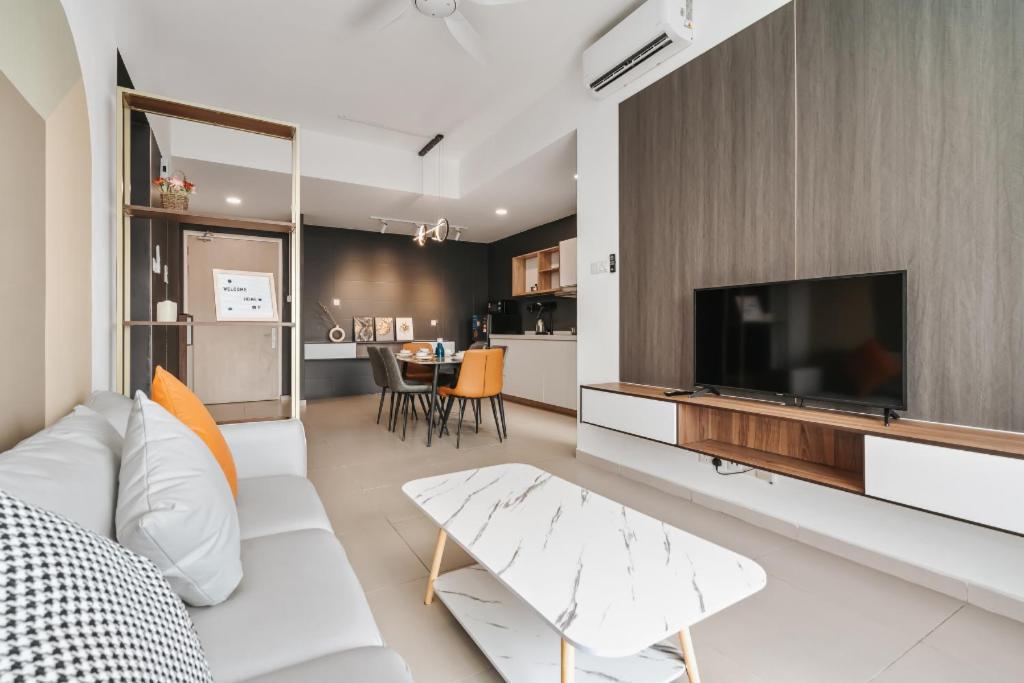 Nowhere 2Br & 2Bath Apartment With Balcony @ Reizz Residences 吉隆坡 外观 照片